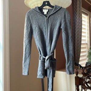 Cozy pure cashmere hoodie sweater